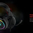 Auriculares gamer Havit Gamer H2232D H2232D negro con luz LED