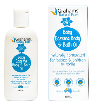 Grahams Natural Aceite Corporal Y De Baño Para Eccema Para.