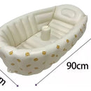 Bañera Inflable Bebé Blanco Ositos