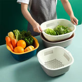 Escurridor Canasta Para Lavar Verduras Pvc Aaa