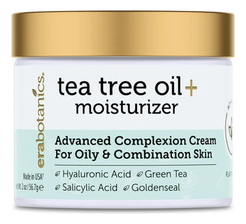 Crema Hidratante Era Organics Tea Tree Para Piel Grasa 7x