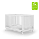 Cuna A Cama Infantil Dadada Soho 3 En 1 Convertible Madera Blanco