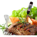 Termometro Digital Lcd Pincha Carne -50° A 300° - 4 Botones Color Negro