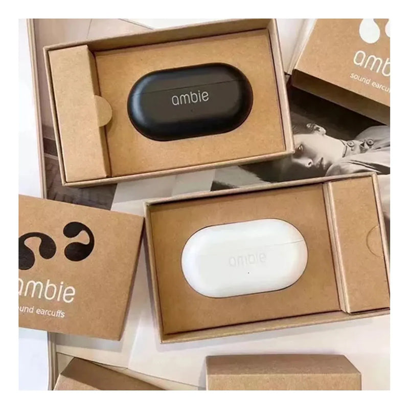Auriculares deportivos inalámbricos Bluetooth Ambie, color negro