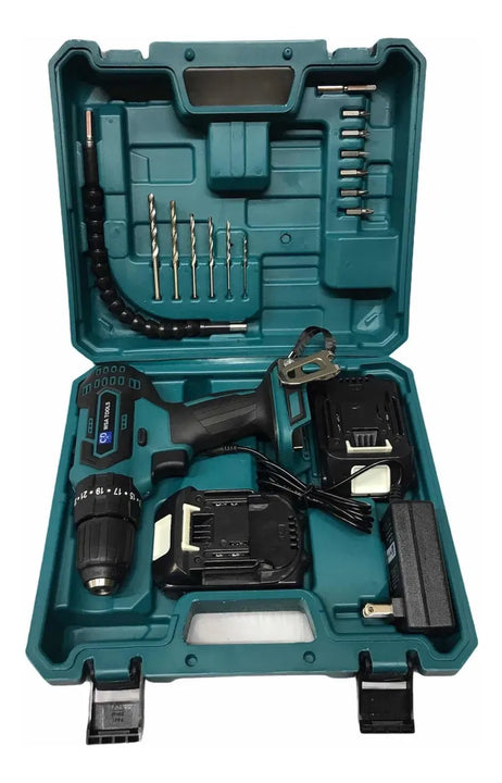 Taladro Inalámbrico Bateria Recargable Verde Claro 60