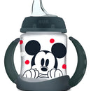 Vaso Nuk Entrenador 5 Onzas * Mickey Mouse Boquilla Blanda Gris Oscuro