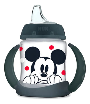 Vaso Nuk Entrenador 5 Onzas * Mickey Mouse Boquilla Blanda Gris Oscuro