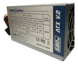 Fuente De Poder Atx 680w V.2 Pc 20-24 Pin Sata Ide Color Gris