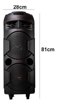 Parlante Profesional Torre De Sonido Bt Sonivox Vs-ss2590 Color Negro 110V/220V