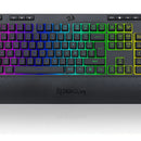 Teclado Gamer Redragon Shiva K512 RGB QWERTY Español Latinoamérica Color Negro con Luz RGB