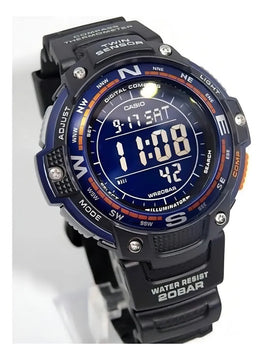 Reloj Casio Sgw100 2b Analógico Digital Brújula Termómetro
