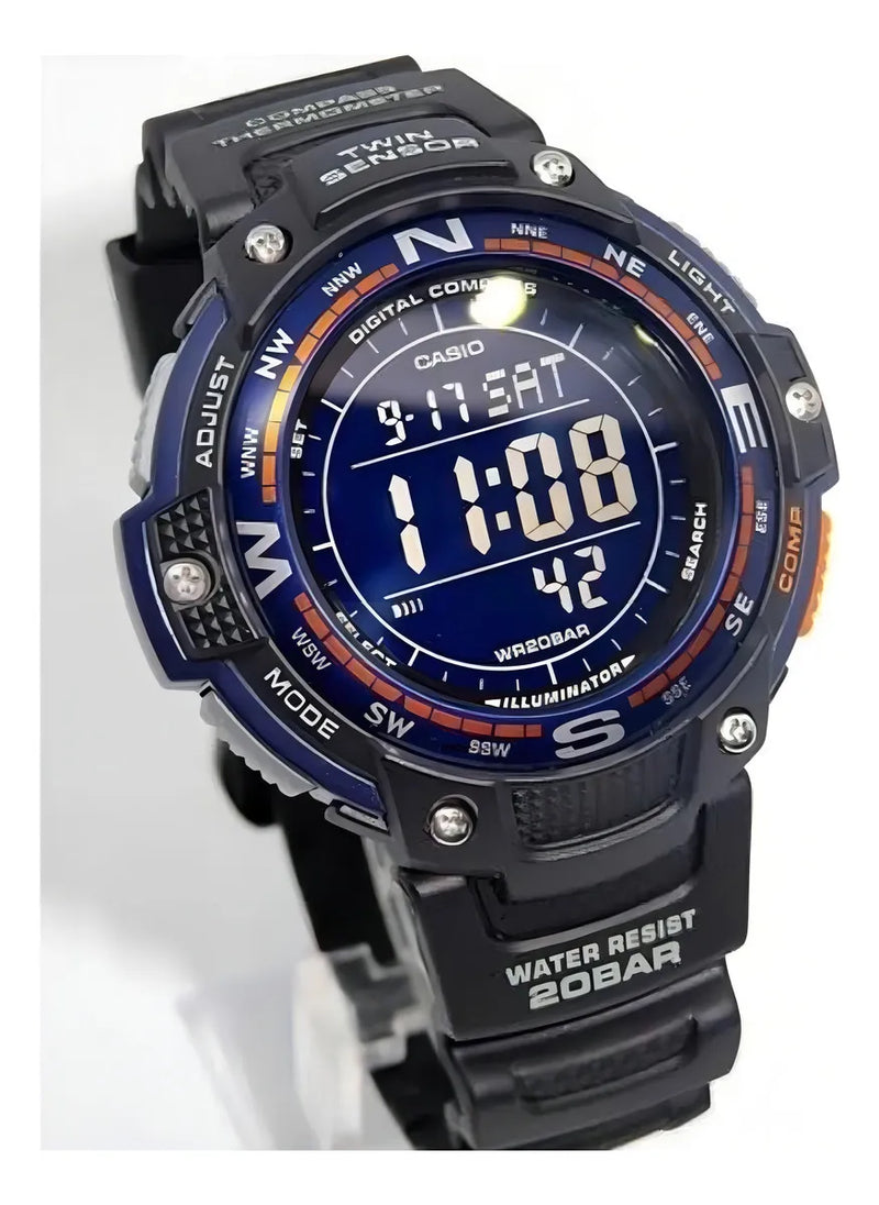 Reloj Casio Sgw100 2b Analógico Digital Brújula Termómetro