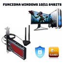 Adaptador Pcie Wi-fi 6e Bluetooth 5.3 Tribanda Rgb Fenvi