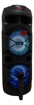 Parlante Bocina Cabina Torre Sonido Recargable Bluetooth Negro