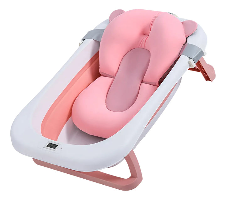 Tina Bañera Plegable Para Bebé Color Rosa Tina Bañera Plegab Tina Bañera Plegable Para Bebé