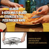 Cortador De Pizza Redondo De 16 Pulgadas