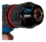Taladro Inalámbrico De 18v 2velocidades Con Percutor2bateria - Azul Acero - 50hz/60hz