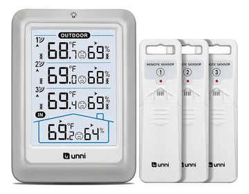 Termohigrometro Digital Multisensorial Con 4 Sensores