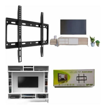 Soporte fijo ultradelgado para televisores LED LCD inteligentes de 26 a 63