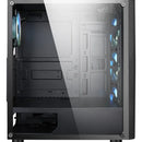 Caja Gabinete Chasis Atx Gamer Iceberg Crystal G9 V3 Negro