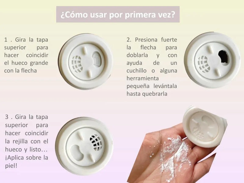 Polvo Natural Antisudor Pies