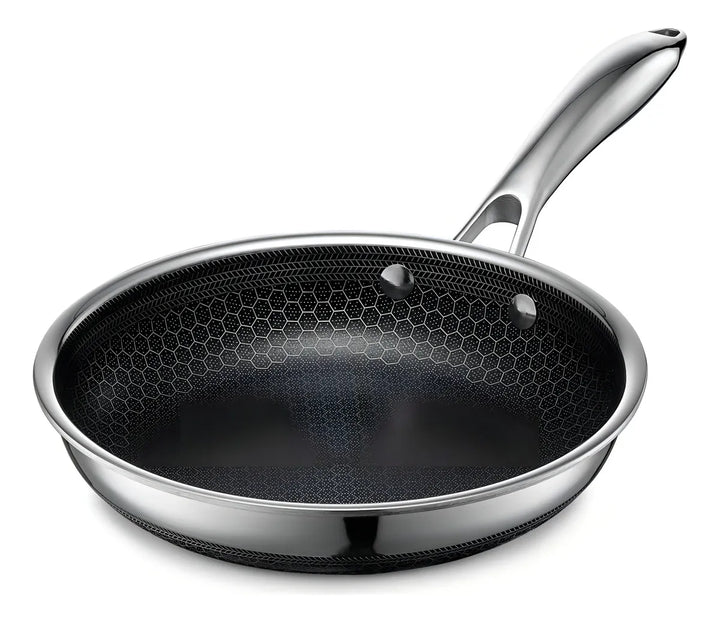 Sartén Antiadherente Híbrida Hexclad De 8 Pulgadas, Apta Par