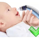Aspiradora Nasal Eléctrica Segura Para Bebés, Color Azul