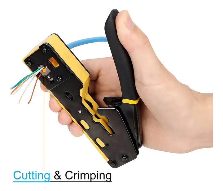 Ponchadora Crimpeadora Pinza Rj45 Rj11 Utp Cat 5/6 Pelacable