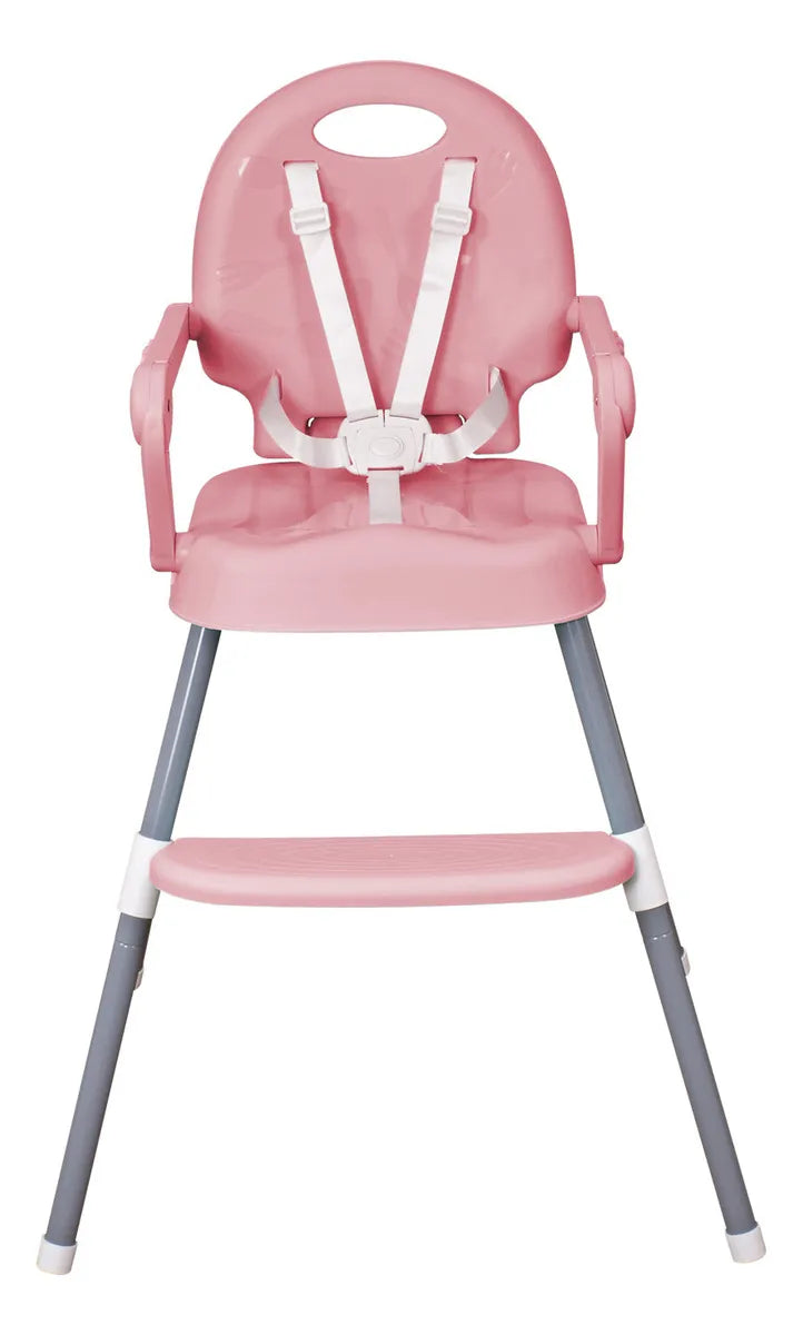 Silla Comedor Bebe 3en1 Happy Baby Azul Cp7000 Color Rosa