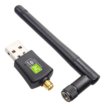 Receptor Wifi 600mbs Doble Banda Tarjeta Usb Dual 2.4-5 Ghz