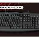 Kit de teclado y mouse Genius KM-200 Español de color negro