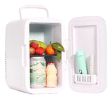 Mini Refrigerador Para Carro, Frio O Caliente Blanco