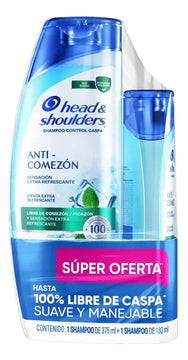 Shampoo H&s Head & Shoulders 375ml + 180ml