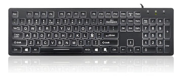 Teclado Gamer Usb Weibo Fc-560 Silencioso Con Luz Multimedia