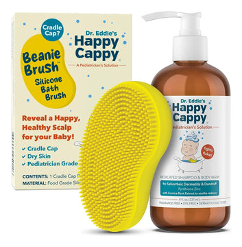 Happy Cappy Paquete De Champú Medicado Y Gel De Baño Y Ce...