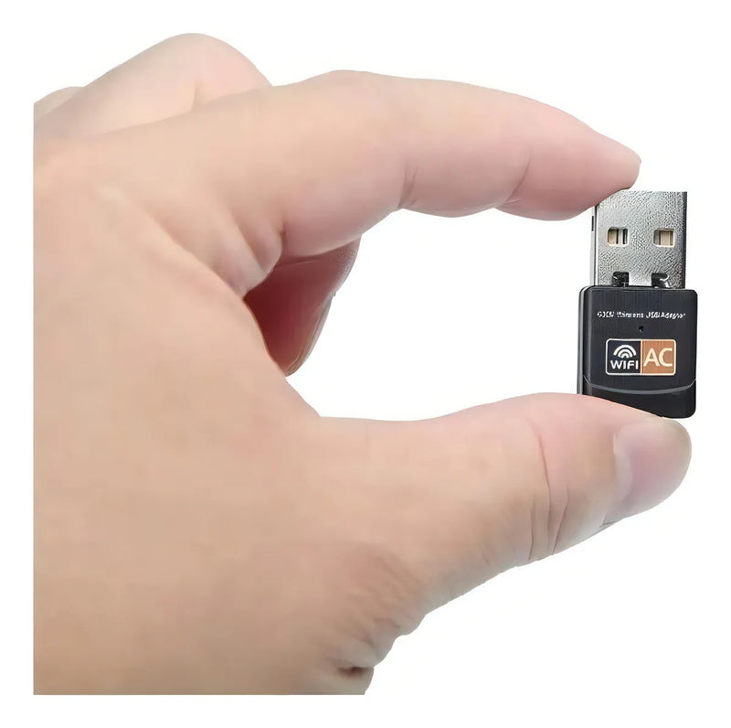 Adaptador Wifi Usb Ac Doble Banda Dual 2.4 Y 5 Ghz + Rapido