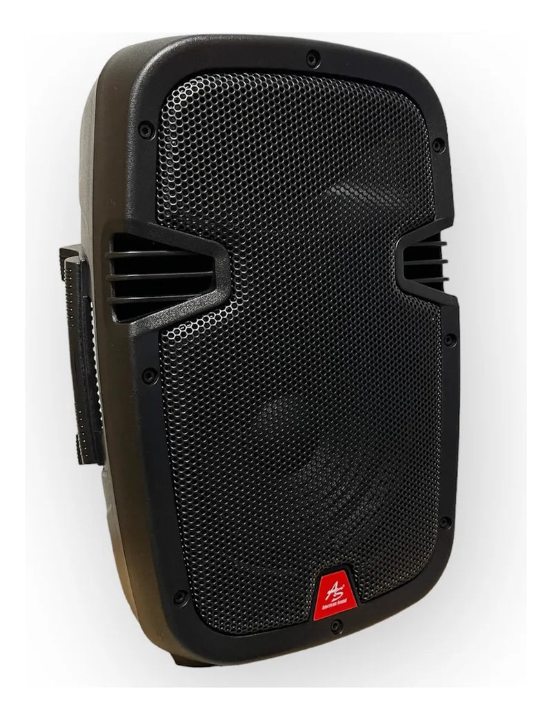 Cabina De Sonido Recargable American Sound 8 Pulgadas Blueto Negro