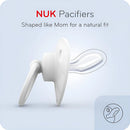 Set De Teteros Biberones Y Chupas Bebes Nuk Simply Natural Color Rosa