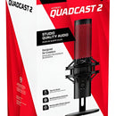 Micrófono Usb Hyperx Quadcast 2 Para Juegos, Streaming