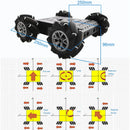 Chasis Robot Car 4wd Omni-direccional Rueda Mecanum 9.6cm Mo Color