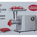 Molino Eléctrico Picador De Carne Procesador Renahouse Plateado