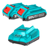 Taladro Inalam 3/8 Maletin 2 Bateria Utdli20012 Total Tools Turquesa 50/60hz