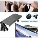 Soporte Plegable Para Decodificador Parte Superior Tv Negro