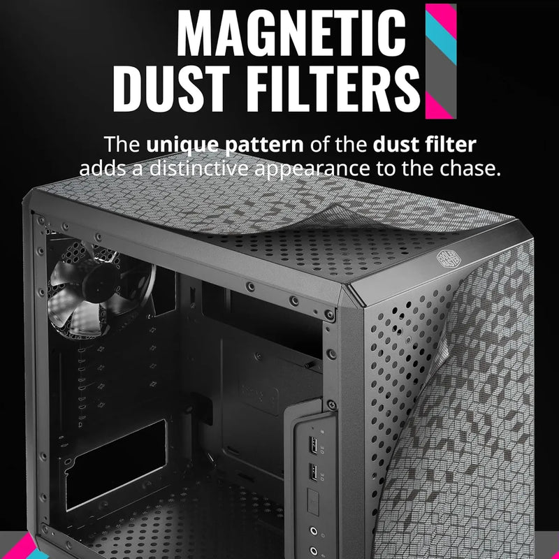 Caja Micro-atx Cooler Master Q300l Con Filtro De Polvo Y Pan