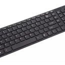 Combo Teclado Numérico Y Mouse Óptico K-06 Inalámbrico Usb Teclado Negro