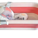 Bañera Tina Para Bebe Plegable Con Termometro Ducha Bebe Mas Color Azul Claro