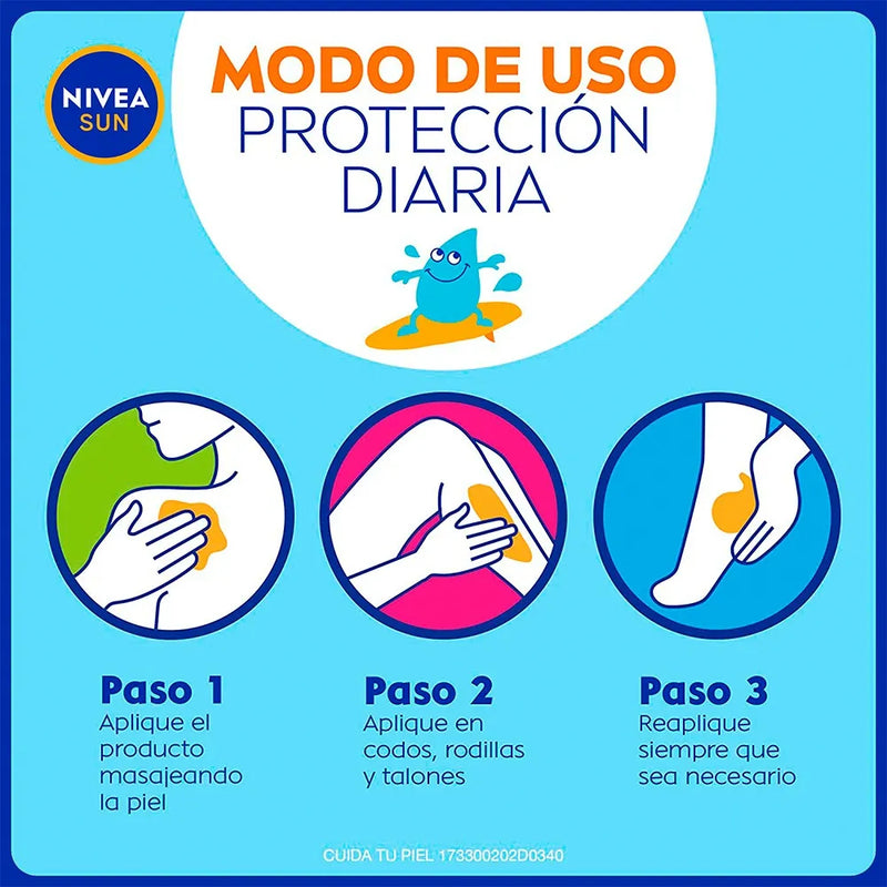 Nivea Sun Bloqueador Bebes y Niños Piel Sensible