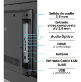 Televisor 65 Pulgadas Qled Smart Google Tv Challenger