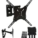 Soporte de TV LED LCD articulado de 14 a 55 pulgadas de hasta 50 kg, color negro