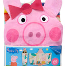 Toalla Con Capucha Pepa Pig Niños Baño Playa Piscina Rosa